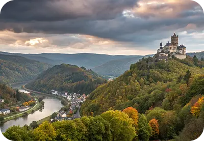 Castle and river